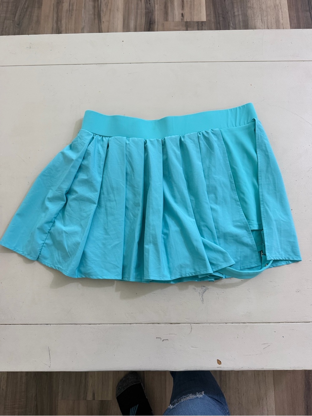 Halara skorts teal color size L